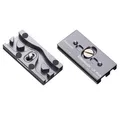 Tether Tools TetherBlock Arca Gray Kameraplatte als Kabelhalter mit Zugentlastung Arca-Swiss kompati