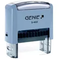 Genie S-402, Selbstfärbestempel, Benutzerdefinierter Stempel, 47 x 18 mm, Blau, 75 mm, 33 mm