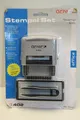 GENIE Selbstfärbend Stempel Set S-402 Printer Firmenstempel Bürostempel 4 Zeilen