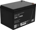 Green Cell® AGM 12V 14Ah Akku VRLA Blei-Batterie Bleiakku Ersatzakku Gelakku Akkubatterie Zyklenfest Unbemannt Spielzeug | Elektro Spielzeug| Alarm | Notstrom | Kinderfahrzeuge| Kinder-Quad