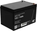 Green Cell AGM08 Bleiakku 12V 14Ah Blei-Vlies (AGM) (B x H x T) 151 x 95 x 98mm Flachstecker 6.35mm Zyklenfest, Wartungsfrei