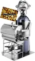 Weinflaschenhalter Grill Metall Figur BBQ Geschenk Idee Garten Party Barbeque