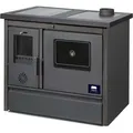 Küchenofen Holzherd Kaminofen Herd Gusseisen 11,91KW BimSchV2 EEK A+ 150mm - Grau