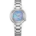 Citizen EM1110-81N Damenuhr Eco-Drive Elegance 30mm 5ATM - Silber