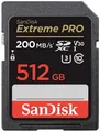 SanDisk Extreme PRO SDXC-Karte 512GB Class 10 UHS-I stoßsicher, Wasserdicht