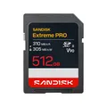 SANDISK Extreme PRO SD UHS-II 512GB (310 MB/s R 305MB/s W, UHS-II V90)