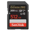 SanDisk 512GB SDXC Extreme PRO 200MB/s A2 C10 V30 UHS-I U3