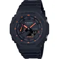 CASIO G-SHOCK Chronograph GA-2100-1A4ER, Quarzuhr,Armbanduhr,Herrenuhr,digital,bis 20bar wasserd. Resinarmband orange