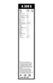 2x Scheibenwischerblatt Flachbalkenwischblatt 3 397 007 309 BOSCH für BMW FIAT