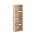 KOMTO Regal 40 cm breit Sonoma Eiche - Bücherregal mit 4 Ebenen und Höhenverstellbare Regale, Standregal, Aufbewahrungsregal | Bookshelf Lumo 40 x 120 x 24 cm (BxHxT)