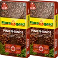 FLORAGARD Pinienrinde, 2 x 60 Liter, grob - braun