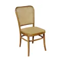 SIT Stuhl "SIT&CHAIRS", BxHxT: 44 x 93 x 53 cm, Teakholz/rattan - beige