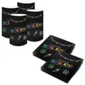 itenga Papierserviette itenga 6x Windlicht + 40x Servietten - Schulkind - schwarz