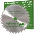 Volkswald® HM-Sägeblatt LWZ 300 x 30 mm Z= 28 Wechselzahn Kreissägeblatt