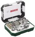 Bosch 26 tlg. Schrauberbit Ratschenset Zubehör Handlich PH-, PZ-, Hex-, T-,S-Bit