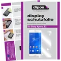 2x Schutzfolie für dipos Sony Xperia Z3 klar Displayschutzfolie glänzend