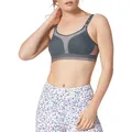 Triumph Damen Sport-BH Triaction Extreme Lite N EX, ohne Bügel, Gepolstert, 85C, Grey