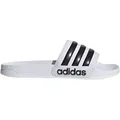 adidas ADILETTE SHOWER weiß/schwarz weiß/schwarz 44.5 - Weiß - 44,5