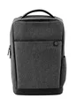HP Renew Reiserucksack, 15,6 Zoll Laptop Rucksack, recyceltes Material, wasserabweisend, mit Trolley-Griffdurchführung, gepolsterten Riemen, vielen Fächern, integriertem Organizer, Grau