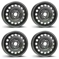 4 Alcar Stahlfelgen 4.5Jx14 Zoll ET39 4x100 für Citroen C1 4er Satz