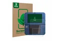ScreenLeaf Displayschutzfolie Schutzfolie für Nintendo New 3DS XL, 2 Stück, nachhaltiger Displayschutz Schutz Folie Klar Transparent