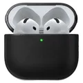 Nomad Modern Leather Case Airpods 4 Black (Kopfhörer Tasche) (NM014582858)
