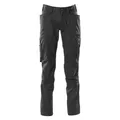 Mascot Bundhose Accelerate Hybrid 18579 mit Knietaschen schwarz Gr. 52 (52) (1000332252)