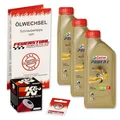 Honda CBR 600 RR (PC40) 07-16, Castrol 10W40 Öl + K&N RACING Ölfilter, Motoröl