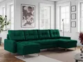 MKS MÖBEL Ecksofa COLIN U, Set, Schlafcouch, T30-Schaum, Bonellfedern, Ecksofa, mit Schlaffunktion, skandinavischer Stil, hohen Beinen