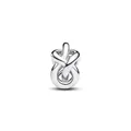 PANDORA Moments Unendlichkeitsknoten Charm aus Sterling Silber, Kompatibel Moments Armbändern, 793755C00