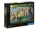 Clementoni 39613 Seurat – EIN Sonntagnachmittag auf der Île de la Grande Jatte – Puzzle 1000 Teile, Museum Collection, Geschicklichkeitsspiel für die Familie, Erwachsenenpuzzle ab 14 Jahren