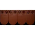 Stabuflex - Schindel Plattenverbund Biber Rotbraun 24 X 56 Cm Dachschindel Dachverkleidung