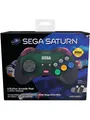 Retro-Bit SEGA Saturn 2.4G M2 - Grey - Wired Controller - Sega Genesis