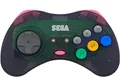 Retro-Bit Official SEGA Saturn 2.4Ghz Wireless Arcade Pad for MEGA DRIVE MINI CONSOLE, Sega Mega Drive Console, PC, Switch, macOS, Playstation 3, Steam, RetroPie, Raspberry Pi (Slate Grey)