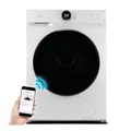 Midea Waschmaschine 10KG MF200W100WB-14A /1400 u/min/A/Leiser Inverter Motor/Wasserschutzsystem/59,5 cm breit/Steam Care/Nachlegefunktion/APP-Steuerung/AquaStop, Weiß