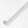 alfer Quadratstange 11,5 x 11,5 x 1000mm weiß Kunststoff Vierkant Stange Quadrat