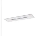 SellTec LED Deckenleuchte LED Panel Deckenlampe RECESS, Dimmbar warmweiß bis kaltweiß (CCT), dimmbar über IR-Fernbedienung, Memory-Funktion, 1xLED-Board/27W/2700-5000K, 2700-5000 Kelvin, Backlight Farbwechsel RGB CCT dimmbar weiß rechteckig | 30.00 cm x 100.00 cm x 5.00 cm