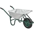 Juskys Schubkarre Garden 100L Silber