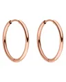 Purelei Sleeky Ohrringe (Rosegold) – Damenohrringe aus langlebigem Edelstahl – Wasserfeste Ohrringe Damen – 1,58 cm Durchmesser – Modeschmuck für deinen individuellen Look