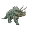 Mattel Jurassic World Gigantic Trackers Triceratops Dinosaurier-Actionfigur, gro