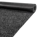 ANRO Teppich Läufer Schmutzfangmatte Sauberlaufmatte Fußmatte Indoor Outdoor Flur Eingang Oskar 100 x 160 cm Schwarz