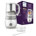Philips Avent 4-in-1-Babynahrungszubereiter Dampfgarer Dampfgaren Mixen Auftauen