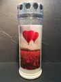12x JEKA 7 Tage Motiv Grabkerze Wiese/Ballon |Grablicht,Öllicht,Grabschmuck,Grab