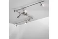 B.K.Licht LED Deckenspots, LED wechselbar, Warmweiß, Deckenleuchte, schwenkbar, drehbar, chromfarbene Spots inkl. 5W 400lm