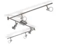 LED Decken Strahler Lampe Leuchte matt nickel chrom 180 cm