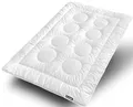Dunlopillo Baumwollbettdecke Fusion, Bettdecken für Sommer und Winter, Füllung: Polyester, Bezug: 100% Baumwolle, Bettdecke 135x200 cm, 155x220 cm, Dunlofill® Helix-Micro-Faser, Decke
