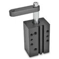 SCHWENKSPANNER, PNEUMATISCH, MIT GEWINDEBOHRUNG