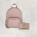 Michael Kors MK Tasche Rucksack Geldbörse Jet Set Travel Jaycee Rosa Leder NEU