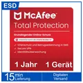 McAfee Total Protection 1 Gerät - 1 Jahr ESD Lizenz