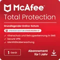 McAfee Total Protection| 1 Gerät | 1 Jahr |Download| 🚀Key schnell per eMail|ESD